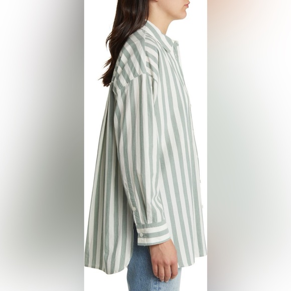 MADEWELL | Signature Poplin Oversized Shirt - Picture 4 of 10